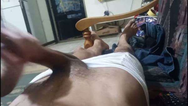 Arab wife enjoys anal play with a dildo while her husband мастурбирует nearby on adultfans.net