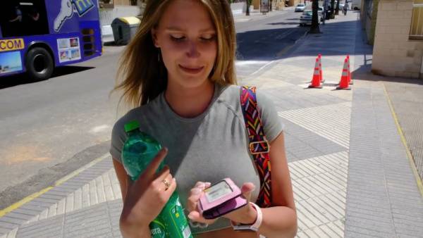Young blonde European teen expresses herself intimately in a passionate POV encounter on adultfans.net