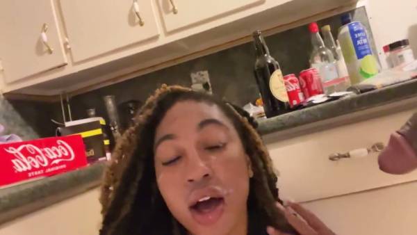 Curvy Jamaican beauty takes deep anal from muscular lover in the kitchen - Jamaica on adultfans.net