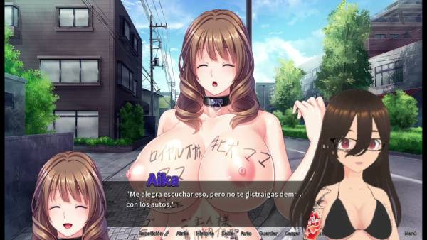 Voluptuous anime woman entranced in hypnotic Hentai fantasy with glasses-wearing companion on adultfans.net