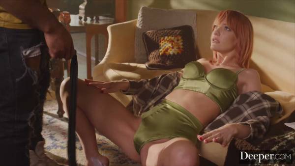 Fiery redhead submits to deep riding and missionary passion on adultfans.net