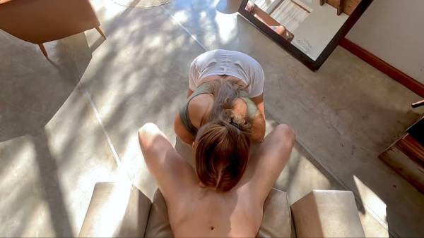 Latina beauty brings him to climax twice with relentless oral on adultfans.net