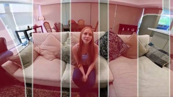 Redheaded beauty Aurora Fire takes a deep first anal with a massive black cock on adultfans.net