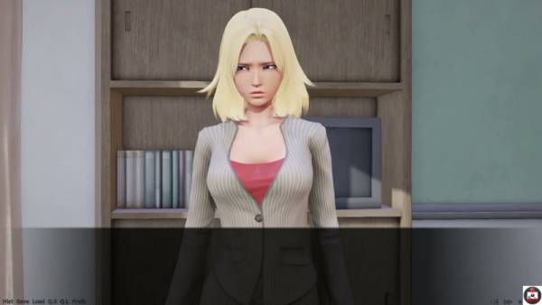 Blonde teacher gets taken hard in the classroom in animated porn on adultfans.net