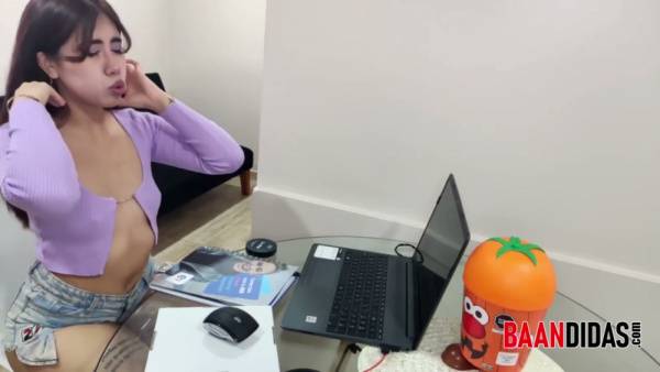 Hispanic neighbor rides her lover in secret while his girlfriend stays unaware - Mexico - Usa - Peru on adultfans.net