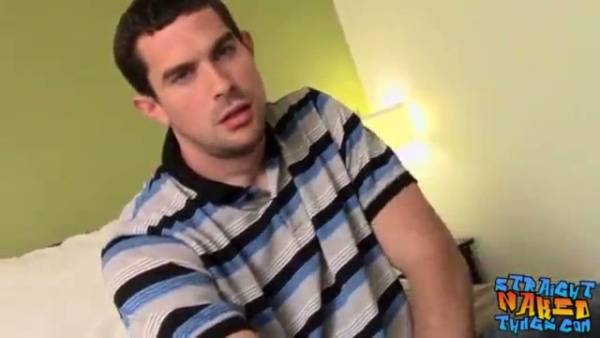 Male celebrity model Ian Somerhalder slowly jerks off on his bed on adultfans.net