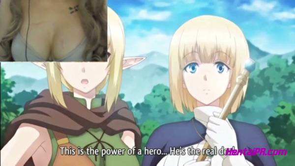 Young man enjoys creampie gangbang with three anime girls on adultfans.net