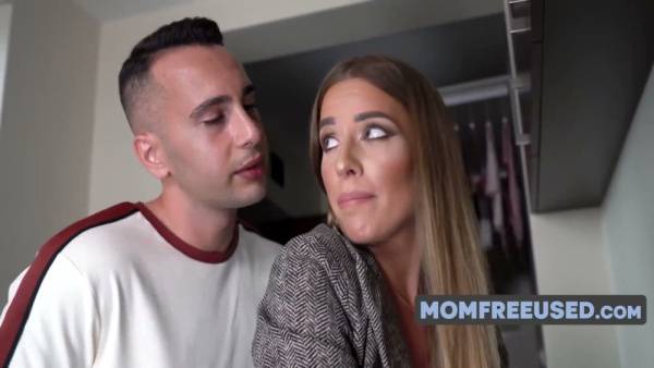Mature stepmom in high heels allows her young stepsons intimate access at home on adultfans.net
