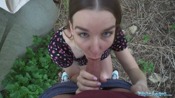 Long-haired Ukrainian woman takes a stranger outdoors for rough anal and oral sex - Ukraine on adultfans.net