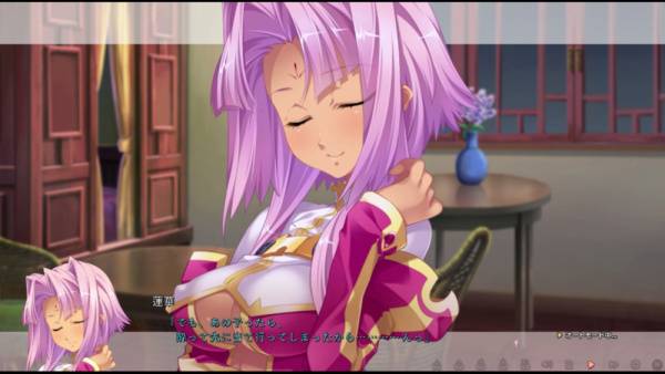 Pink-haired anime vixen grinds on her partner's face while caressing his chest in a vivid hentai scene on adultfans.net