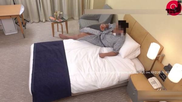 Dark-haired Japanese woman rides her lover in a hotel, taking him deep before he spills inside - Japan on adultfans.net