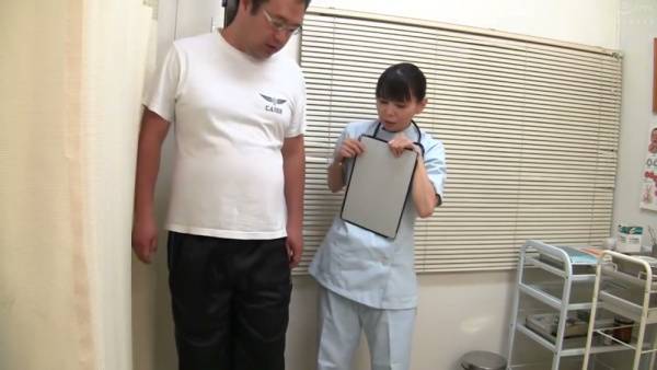 Young Asian nurse performs intimate exam on male patient in clinic on adultfans.net