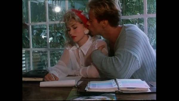 Blonde couple reenacts vintage American scenes with handjob and table sex - Usa - Italy on adultfans.net