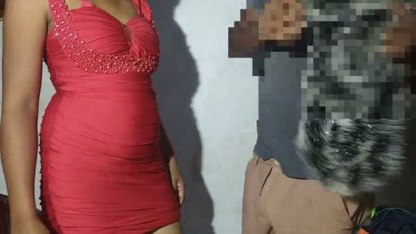 Submissive South Asian woman in purple mask worships her partner during intense cosplay session - India on adultfans.net