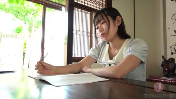 Young Asian woman exposes herself during an uncensored casting session in a traditional Japanese room - Japan on adultfans.net