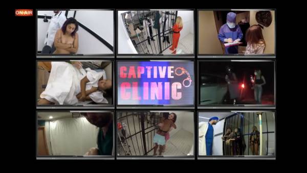 Behind the scenes on a medical-themed adult set before filming begins - Usa on adultfans.net
