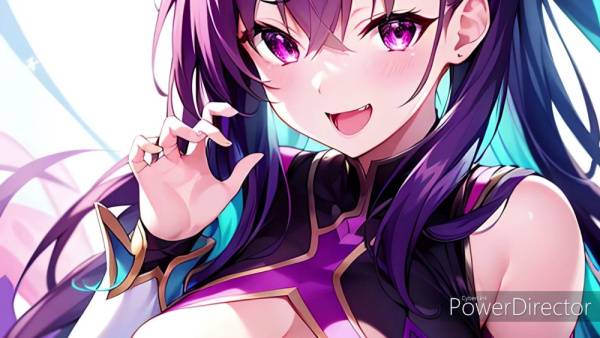 Hentai femdom queen commands edging with icy gaze and glowing blade on adultfans.net