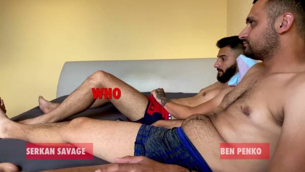 Three men face off in a handjob and cumshot contest with slaps on the line - Bulgaria - Turkey on adultfans.net