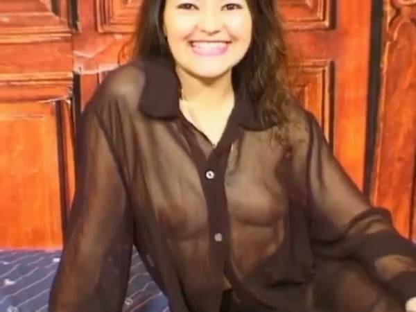 Asian beauty in black lace stockings takes on three men in a steamy gangbang - France on adultfans.net