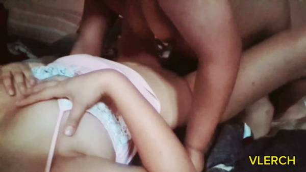 Young Latina sneaks a passionate doggy style session with her friend behind her sister's back on adultfans.net