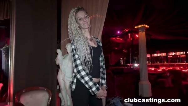 Tattooed blonde in black stockings takes deep throat and cumshot to the face on adultfans.net