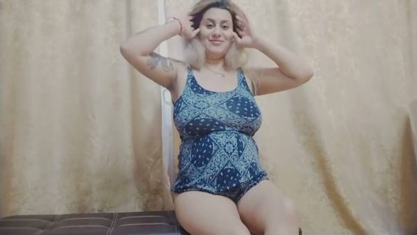Pregnant Romanian BBW with tattoos gives head on webcam - Romania on adultfans.net
