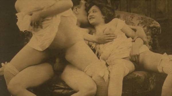 Emily Clark joins a hairy interracial foursome in vintage-style intimacy on adultfans.net