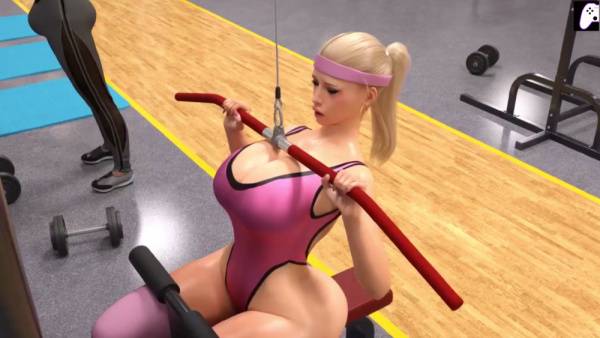 Muscular black futa athlete takes her blonde gym partner deep in missionary position on adultfans.net