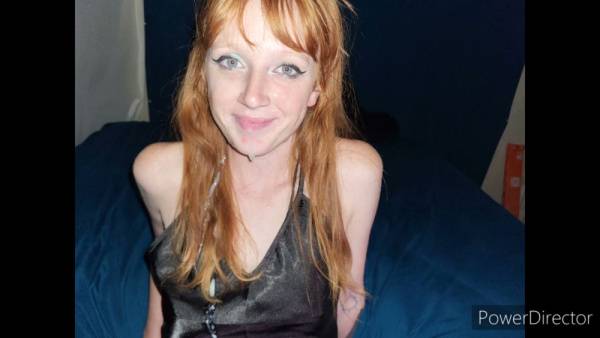 Redhead takes a deep throat cumshot to the back of her mouth on adultfans.net