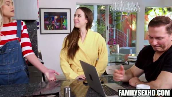 Young blonde steps into forbidden territory with her stepdad in a secret home encounter on adultfans.net