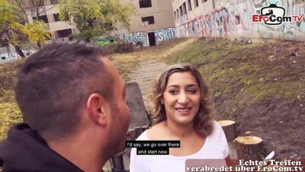 German-Turkish beauty cast on the street takes him deep in public - Germany - Turkey on adultfans.net