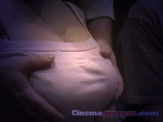 Katarina Hartlova lets strangers touch her big tits during a movie on adultfans.net