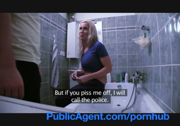 Fit young blonde calls a plumber and ends up on her knees on adultfans.net