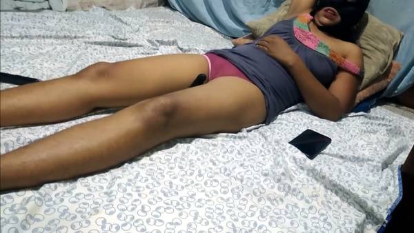 South Asian woman explores her body with a vibrator while her partner joins for intimate foreplay - India - Singapore on adultfans.net