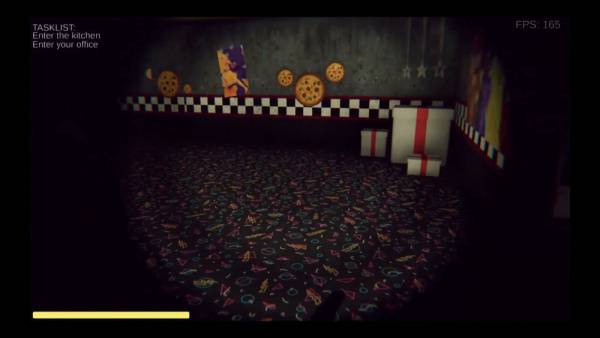 Purple animatronic femme fatale gives a teasing titjob in a FNaF-inspired parody scene on adultfans.net