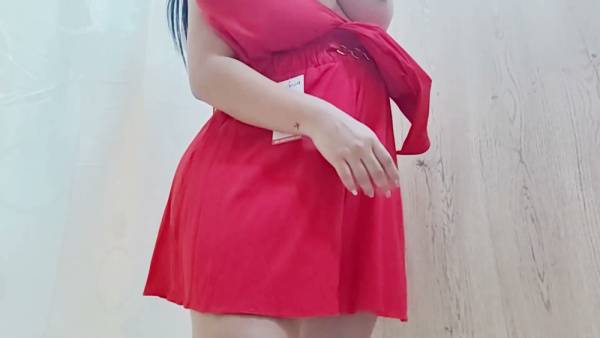 Voluptuous Latina mother-in-law changes clothes on camera in a private studio on adultfans.net