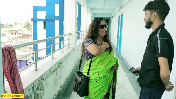 Indian beauty seduces in a passionate CFNM encounter with deep kissing and titjob - India on adultfans.net