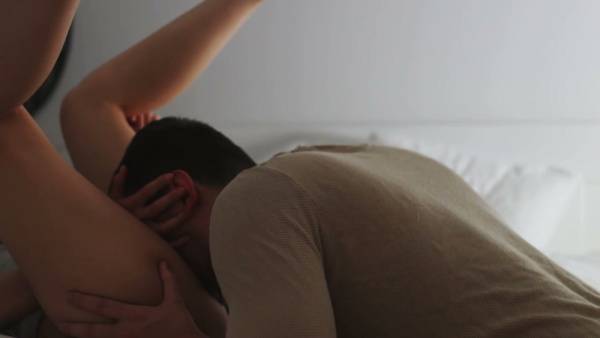 Wife takes her lover deep from behind in a passionate bedroom encounter on adultfans.net