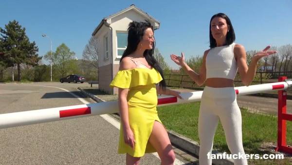 Czech star Mia Darklin gives a handjob and takes doggy style outdoors - Czech Republic - Austria on adultfans.net