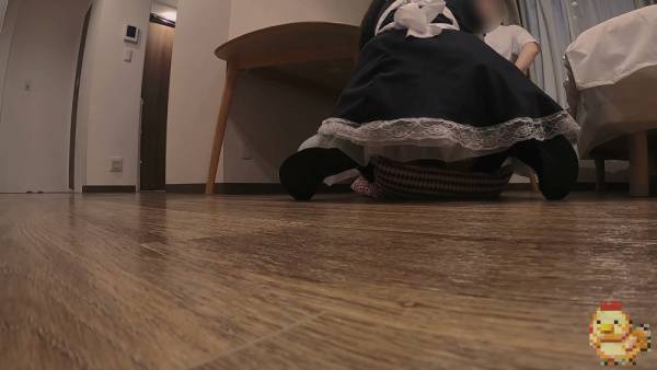Asian catgirl maid in black thigh-highs serves rice then sucks her client - China - Japan on adultfans.net