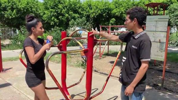 Young couple sparks passion at the playground before moving to bed - India on adultfans.net