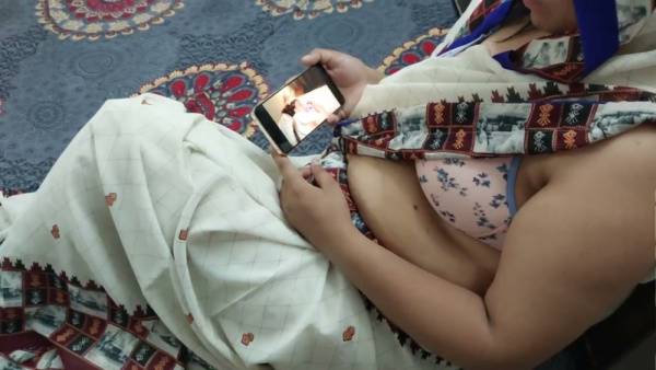 Woman caught in private moment with baby photo gets intimate with her partner on adultfans.net