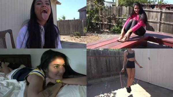Brunette models showcase their curves in amateur outdoor and indoor scenes on adultfans.net