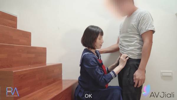 Chinese girlfriend Xu Xiaoxin rides her man after a meal in her school uniform - China - Taiwan on adultfans.net
