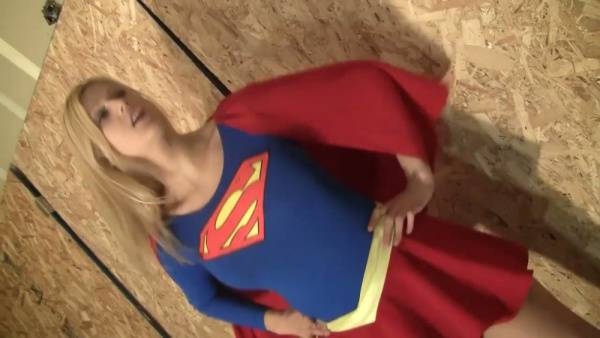 Blonde in superhero costume dominates bound man during renovation on adultfans.net