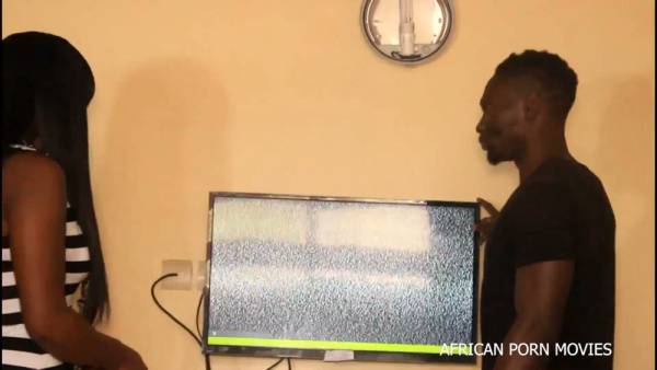 TV repairman gets intimate with his client during a home service call on adultfans.net