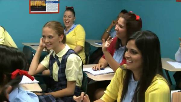 Brandi's classroom initiation turns into a gangbang with students and teacher on adultfans.net