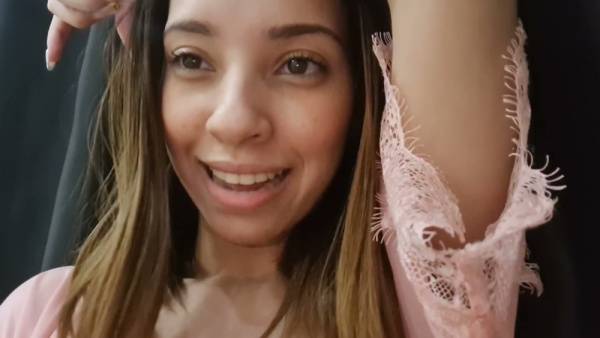 Julie Oliver guides you through her solo dildo session with natural pubic hair on adultfans.net