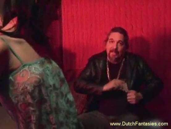 Dark-haired beauty in vintage lace seduces at a Dutch fetish party - Netherlands on adultfans.net
