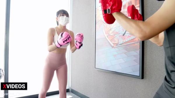 Asian gym beauty bends over for rough hardcore session - Burma on adultfans.net